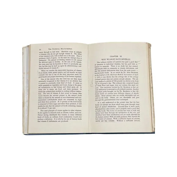 COPY - Vintage The National Malnutrition Book By Dr, D. T. Quigley, 1943 - Picture 5 of 6